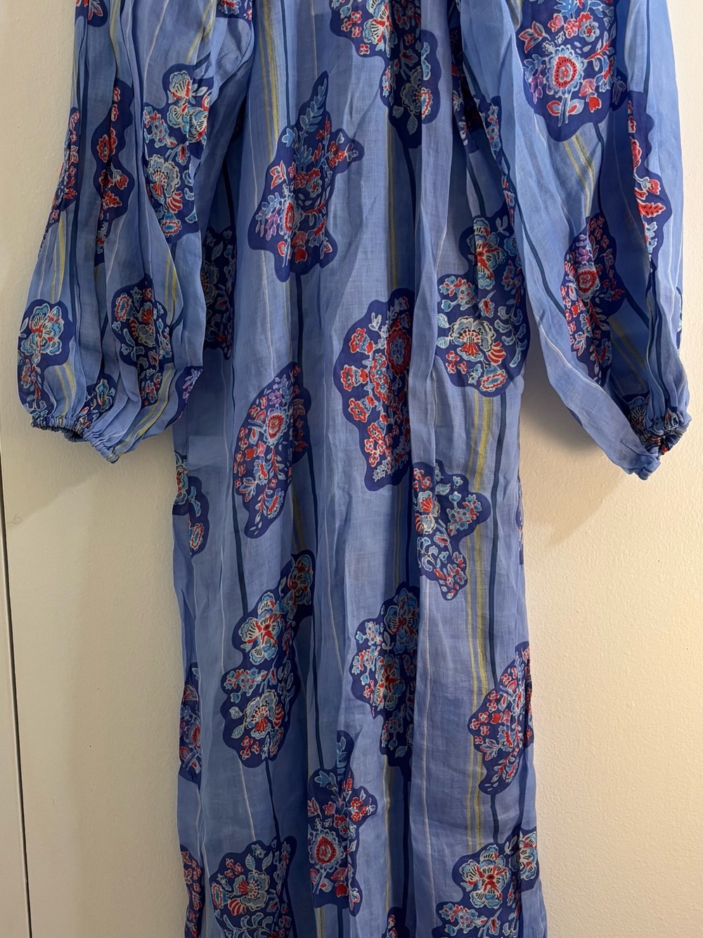 Zara ZW Collection Printed Ramie Tunic Dress, Size XS - Picture 7 of 16